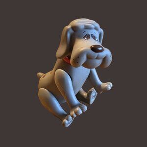 10/$25 Vintage 1986 Tonka Pound Puppies Posable PVC Figure